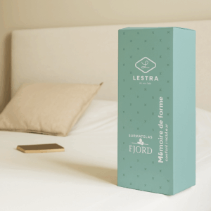 Surmatelas Lestra FJORD à mémoire de forme