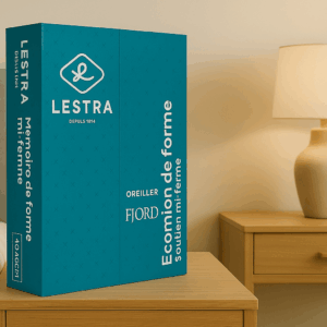 Oreiller mémoire de forme ERGONOMIQUE